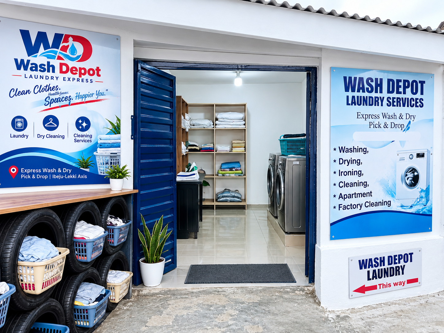 Wash Depot Storefront